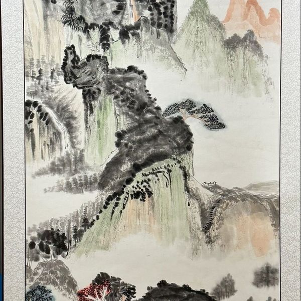 松寿山青图